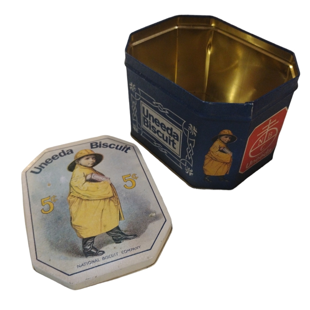 Uneeda Biscuit Bristol Wares Tin Canister